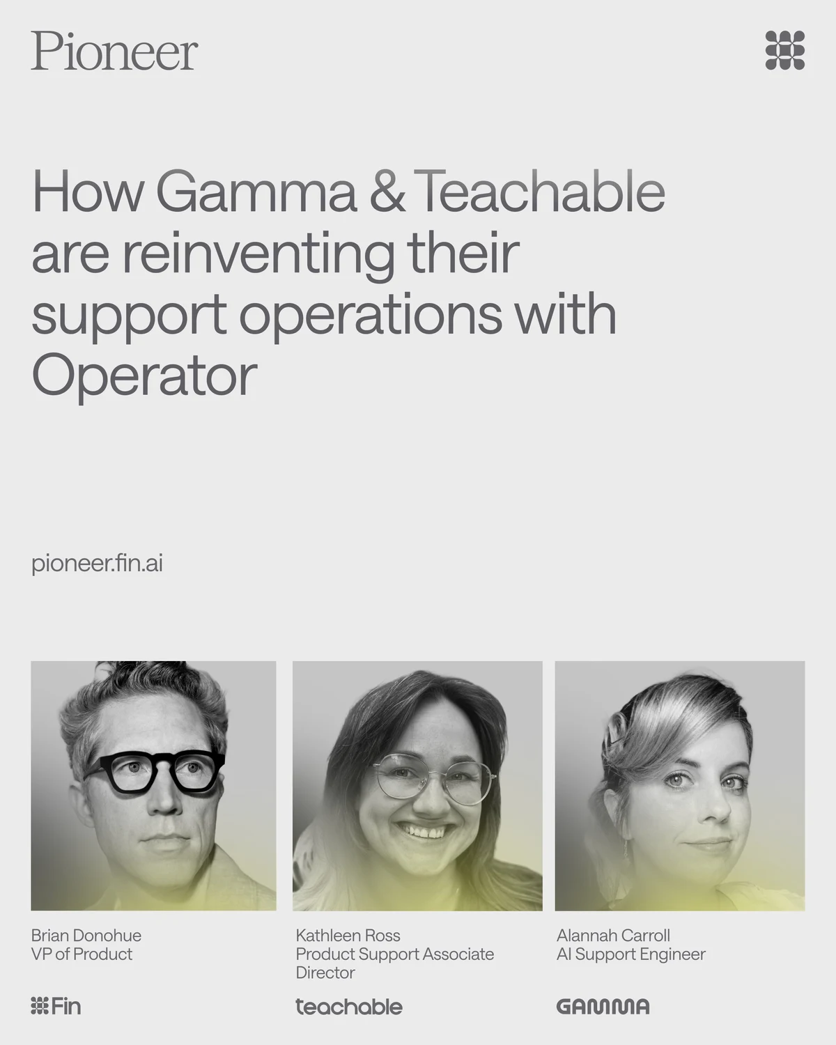 Fin: On October 7 at Pioneer, Kathleen Ross (@teachable) — public x-twitter post media curated for social post design inspiration.