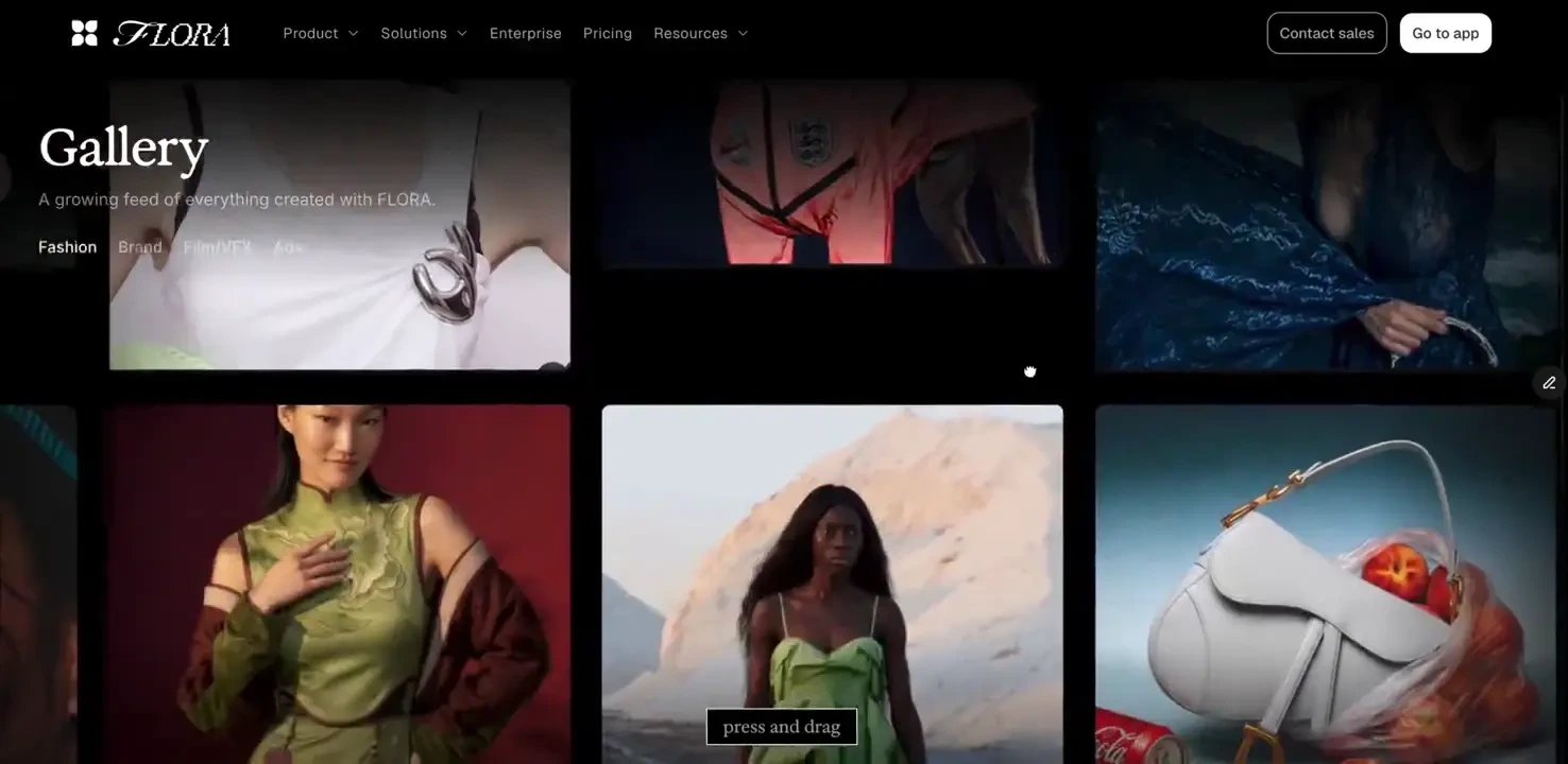 Our new gallery page on FLORA is live — public x-twitter post media curated for social post design inspiration.