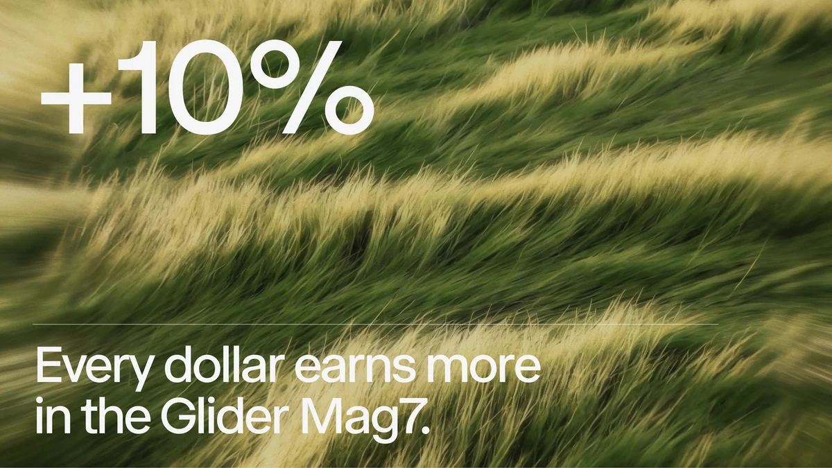 Every dollar you put into the Glider Mag 7 earns more — public x-twitter post media curated for social post design inspiration.