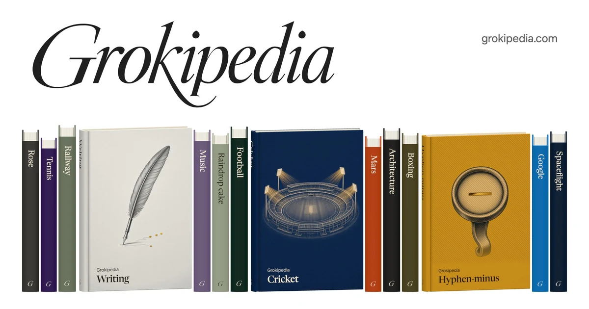 Grokipedia — public x-twitter post media curated for social post design inspiration.