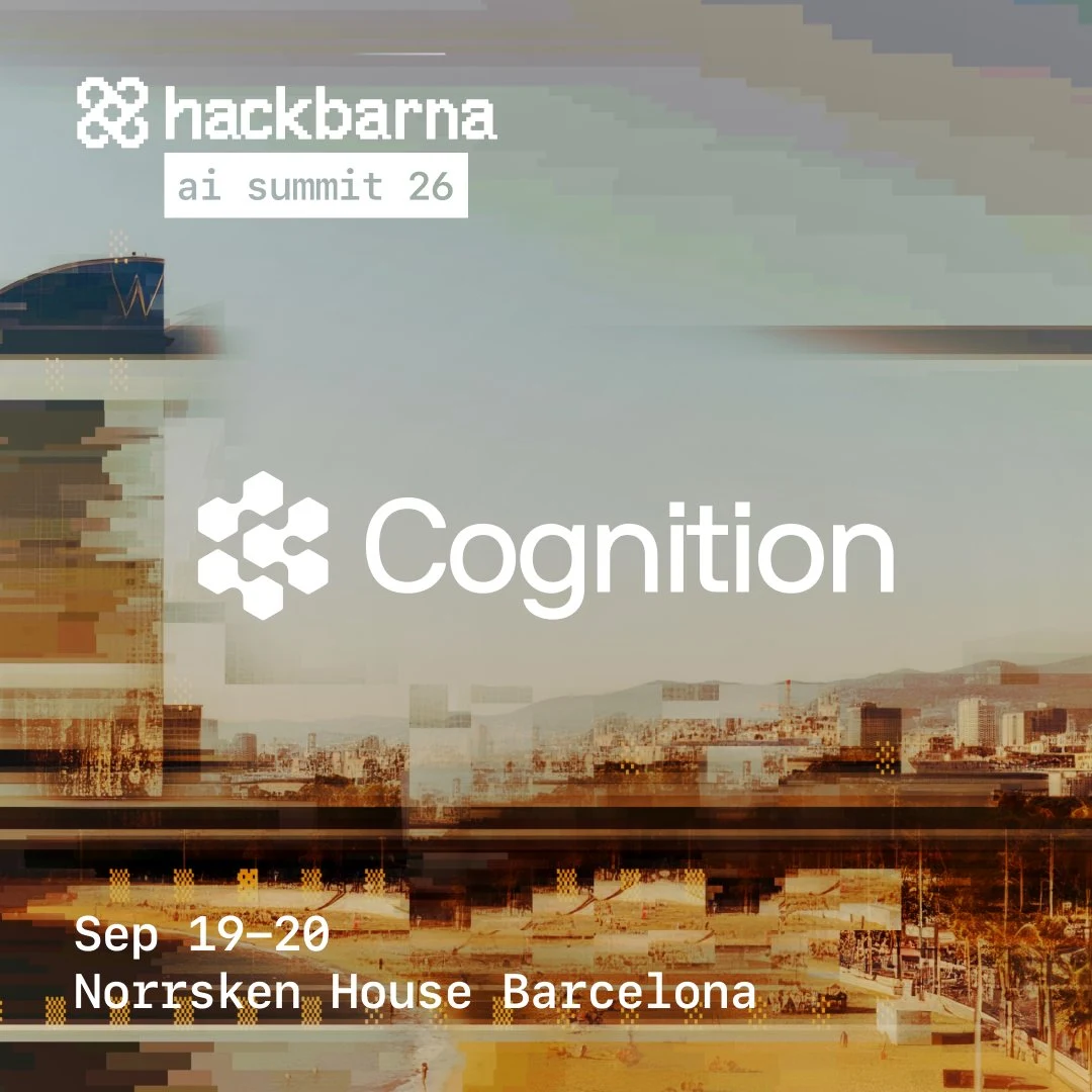 HackBarna: Sponsor: @Cognition — public x-twitter post media curated for social post design inspiration.