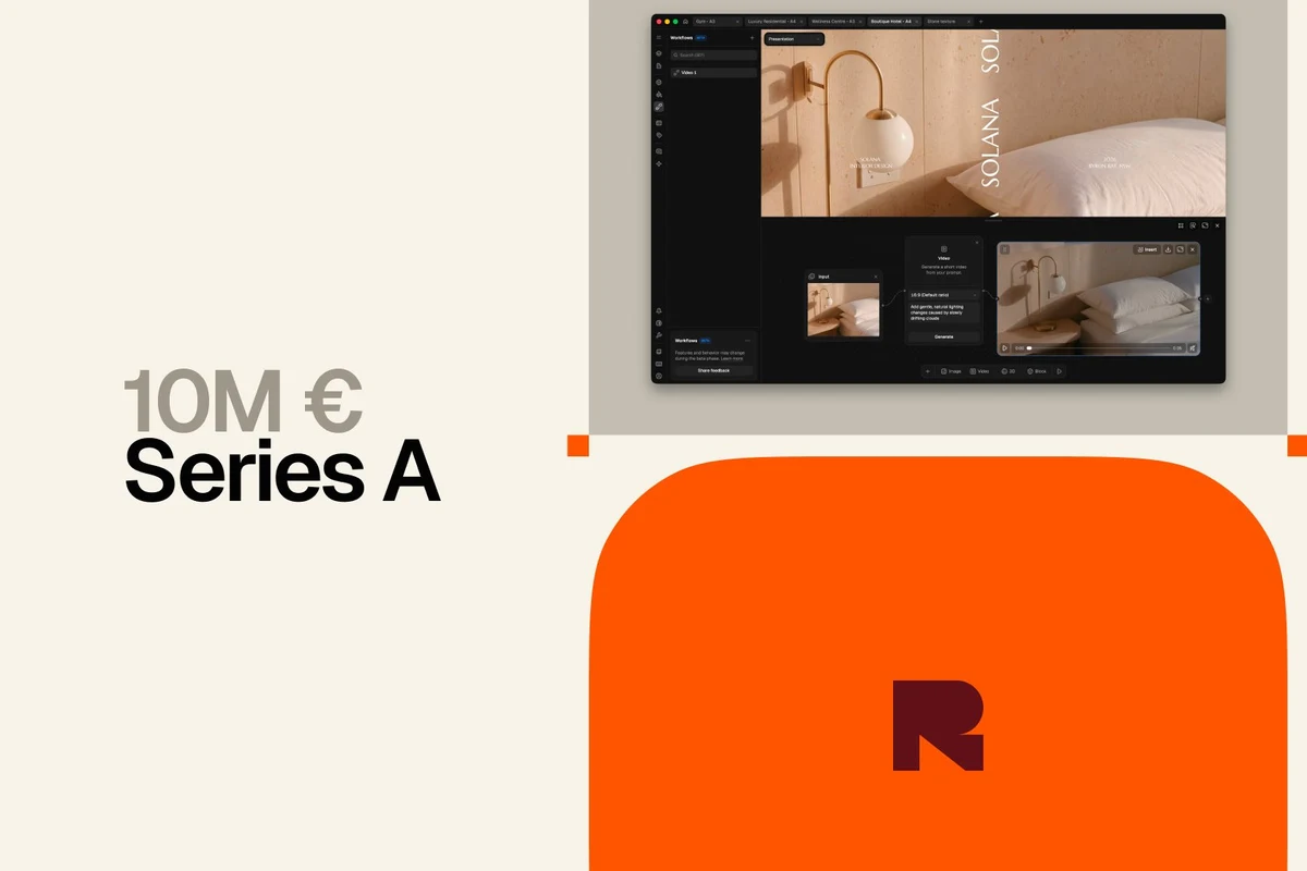 Johannes: Rayon has raised a 10M € round to bring AI to interior designers — public x-twitter post media curated for social post design inspiration.