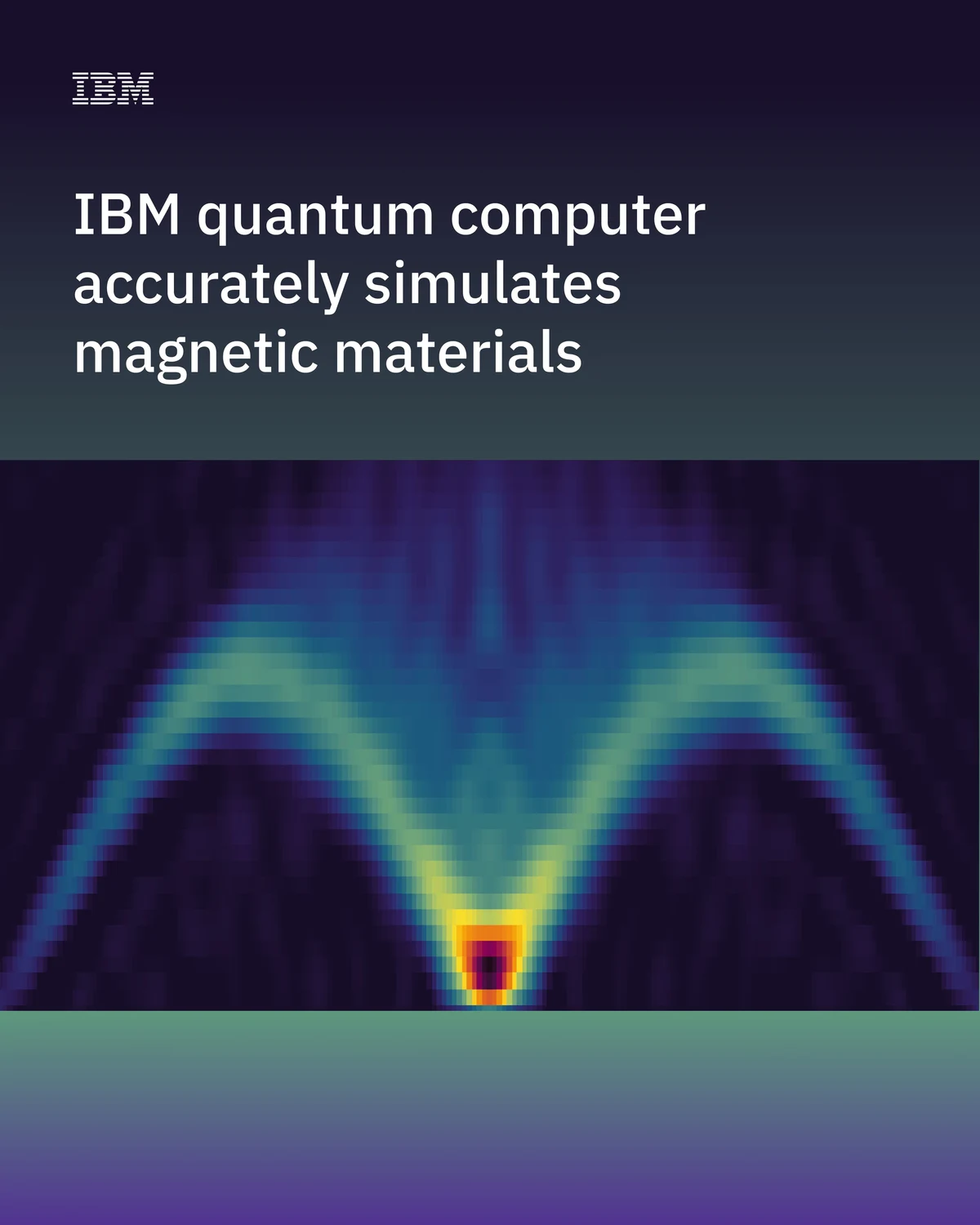 IBM Research: Quantum simulation is moving into real‑materials territory — public x-twitter post media curated for social post design inspiration.
