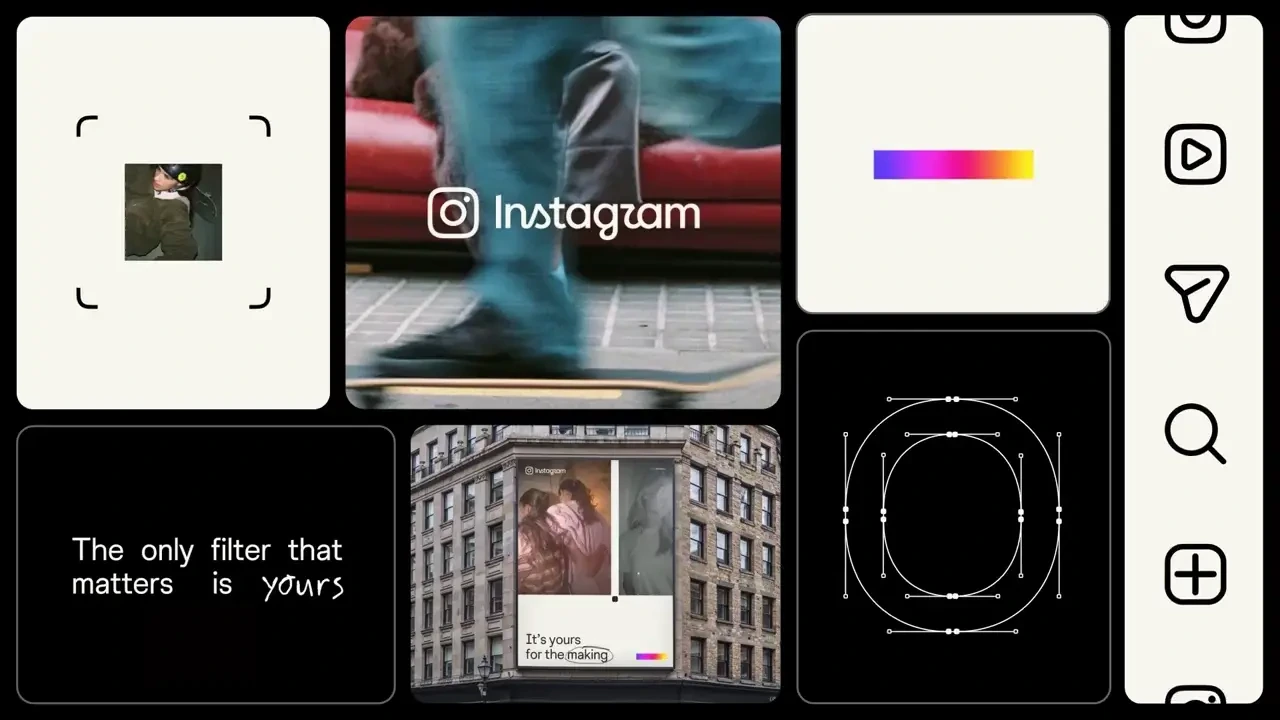 It's Nice That: @Instagram unveils its first major brand refresh over 10 years — public x-twitter post media curated for social post design inspiration.