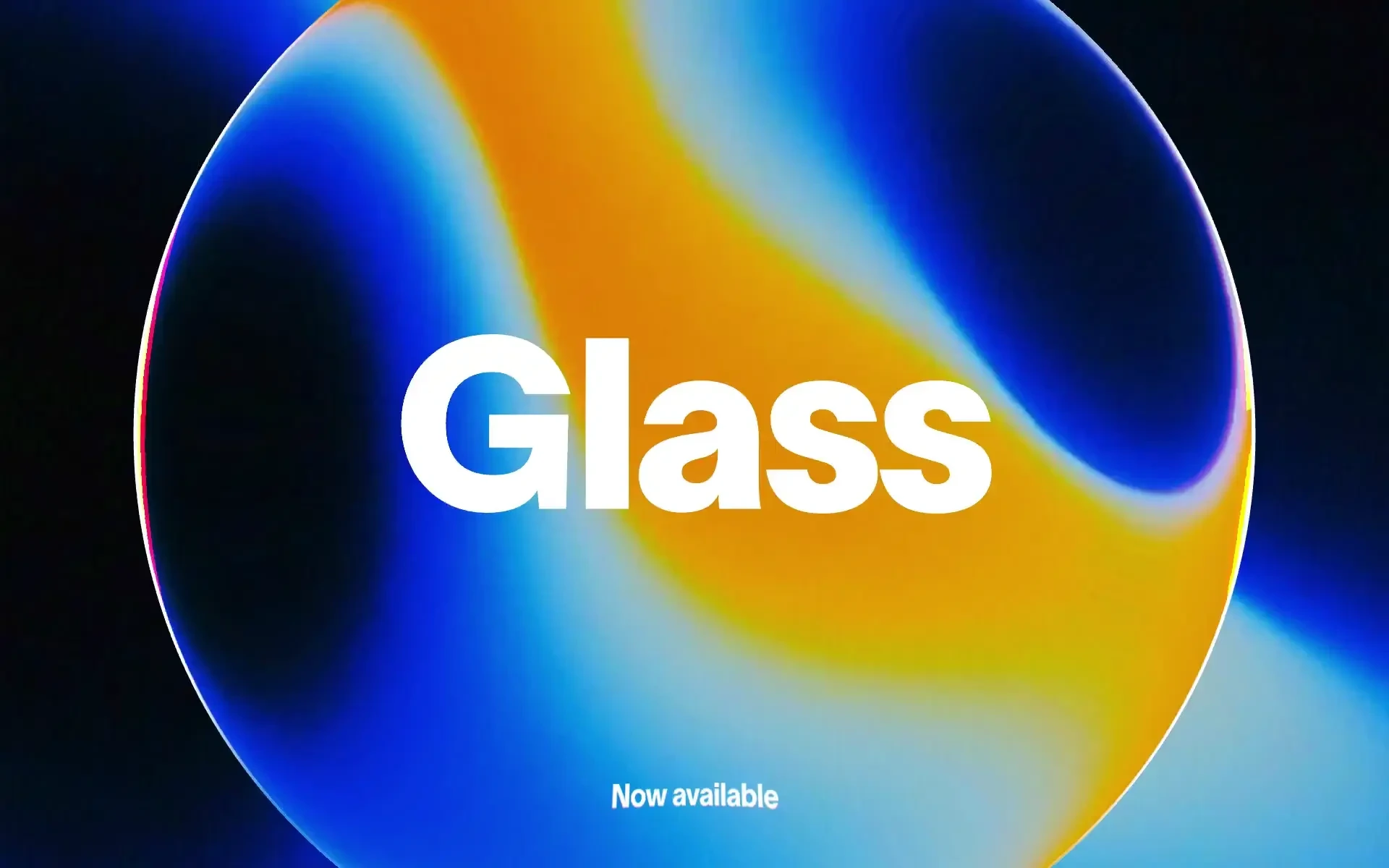 Jitter glass effect demo — animated product post showing a shimmering glass effect in Jitter.