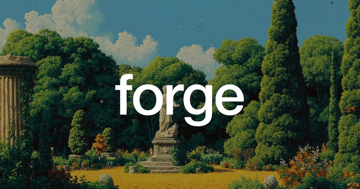 forge · founder residency — public x-twitter post media curated for social post design inspiration.