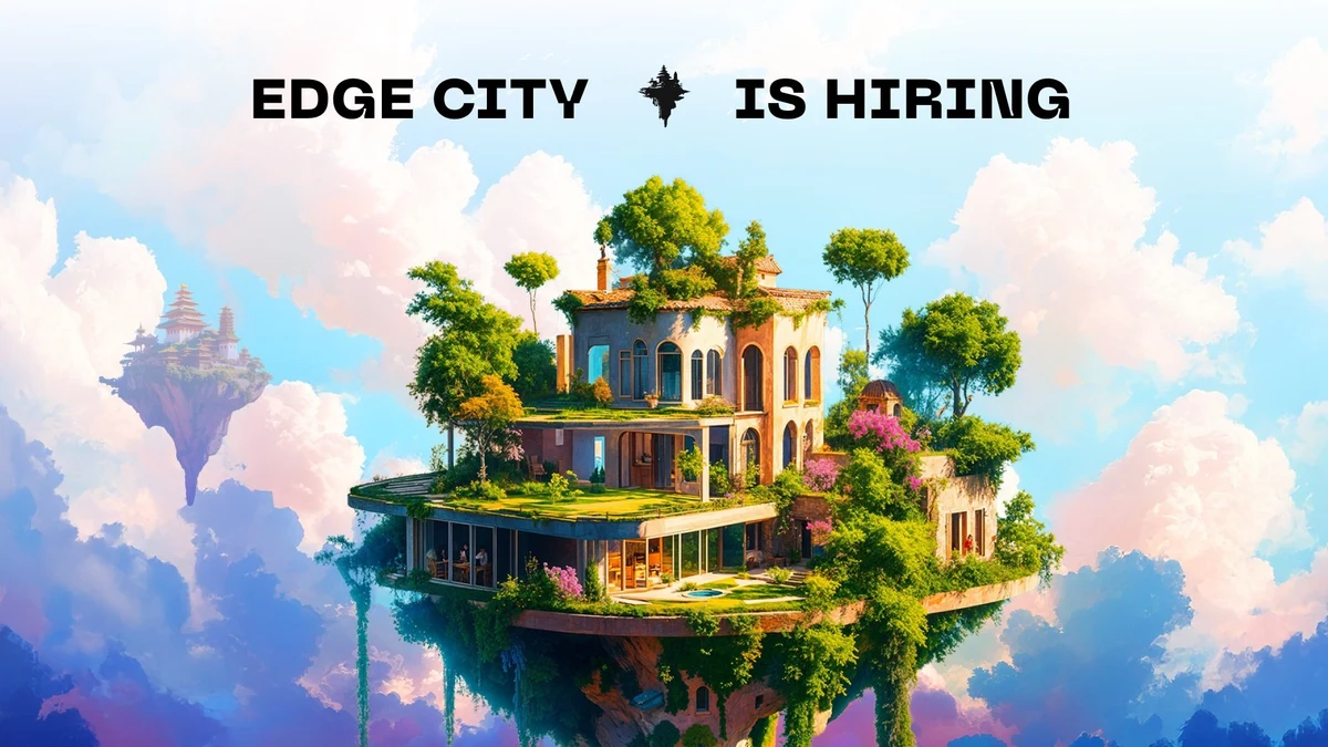 Edge City is hiring — public x-twitter post media curated for social post design inspiration.