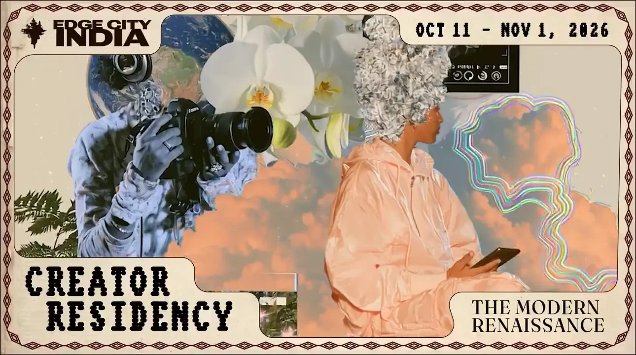Content Creator Residency at Edge City India 🇮🇳 — public x-twitter post media curated for social post design inspiration.