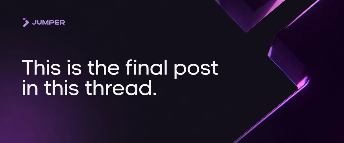 Jumper end of thread — public x-twitter post media curated for social post design inspiration.