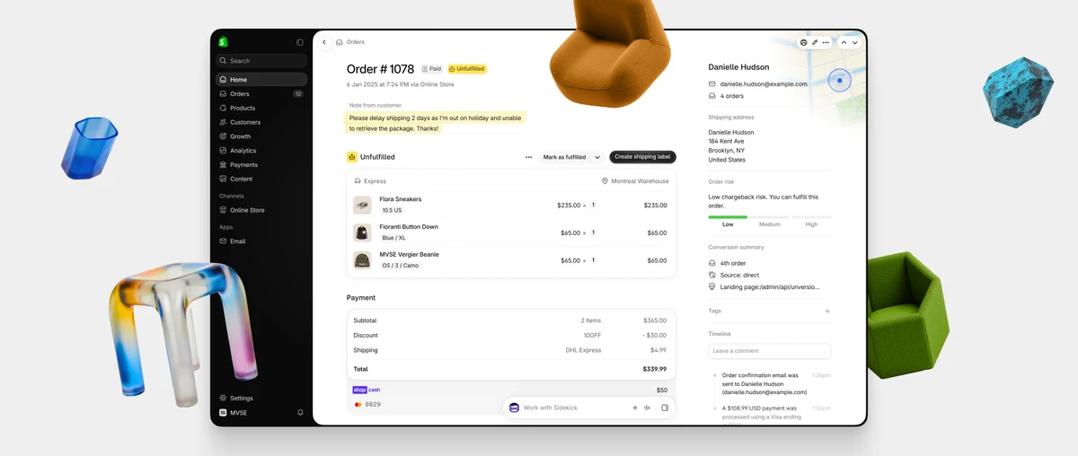 The Shopify admin, redesigned (2026) - Shopify — public x-twitter post media curated for social post design inspiration.