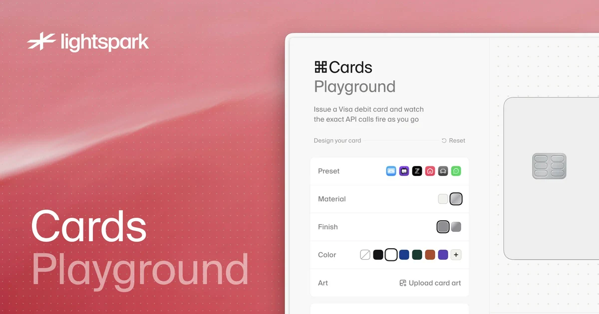 Lightspark Cards Playground — public x-twitter post media curated for social post design inspiration.