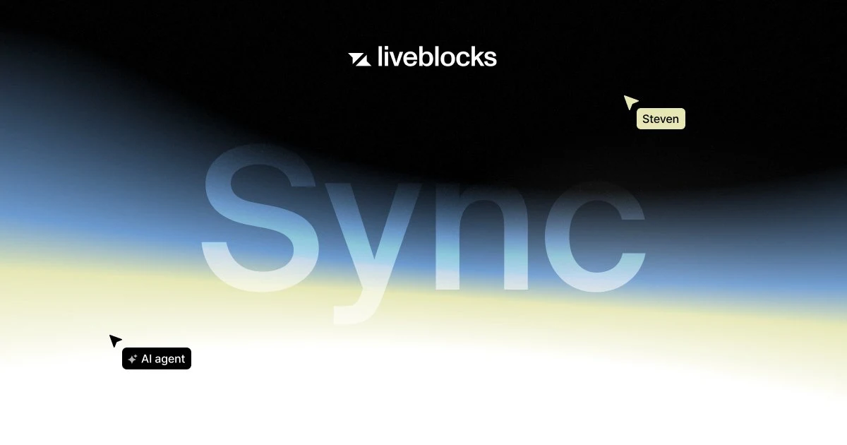 Liveblocks Sync | The sync engine for the agentic web — public x-twitter post media curated for social post design inspiration.
