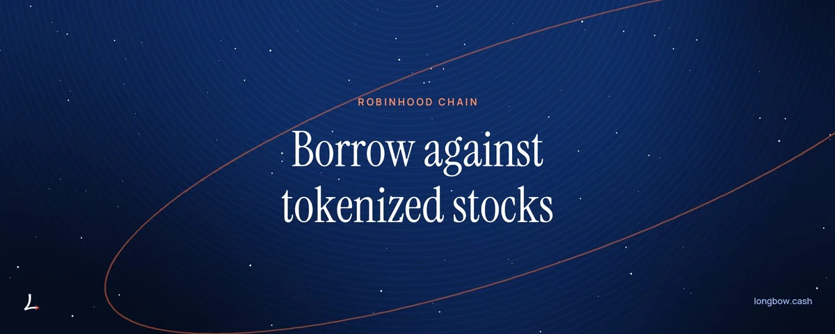 How to borrow against tokenized stocks on Robinhood Chain — public x-twitter post media curated for social post design inspiration.