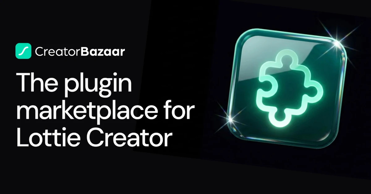 Creator Bazaar — The plugin marketplace for Lottie Creator — public x-twitter post media curated for social post design inspiration.