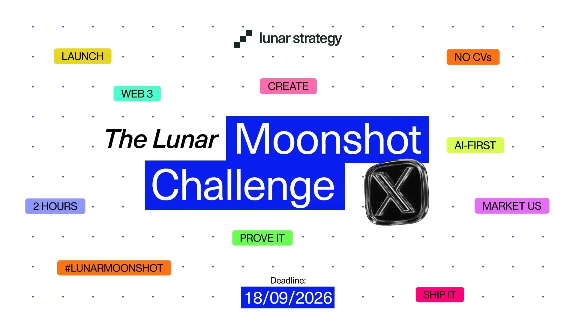 Lunar Strategy: Lunar is opening two marketing internship spots in Lisbon — public x-twitter post media curated for social post design inspiration.
