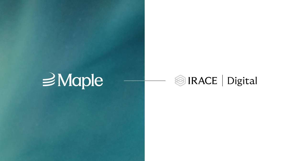 Maple Finance selects IRACE Digital Bank for fiat settlement | Maple Finance — public x-twitter post media curated for social post design inspiration.