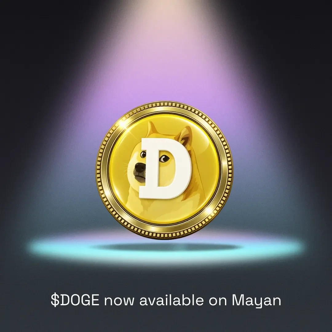 $DOGE is available on Mayan — public x-twitter post media curated for social post design inspiration.