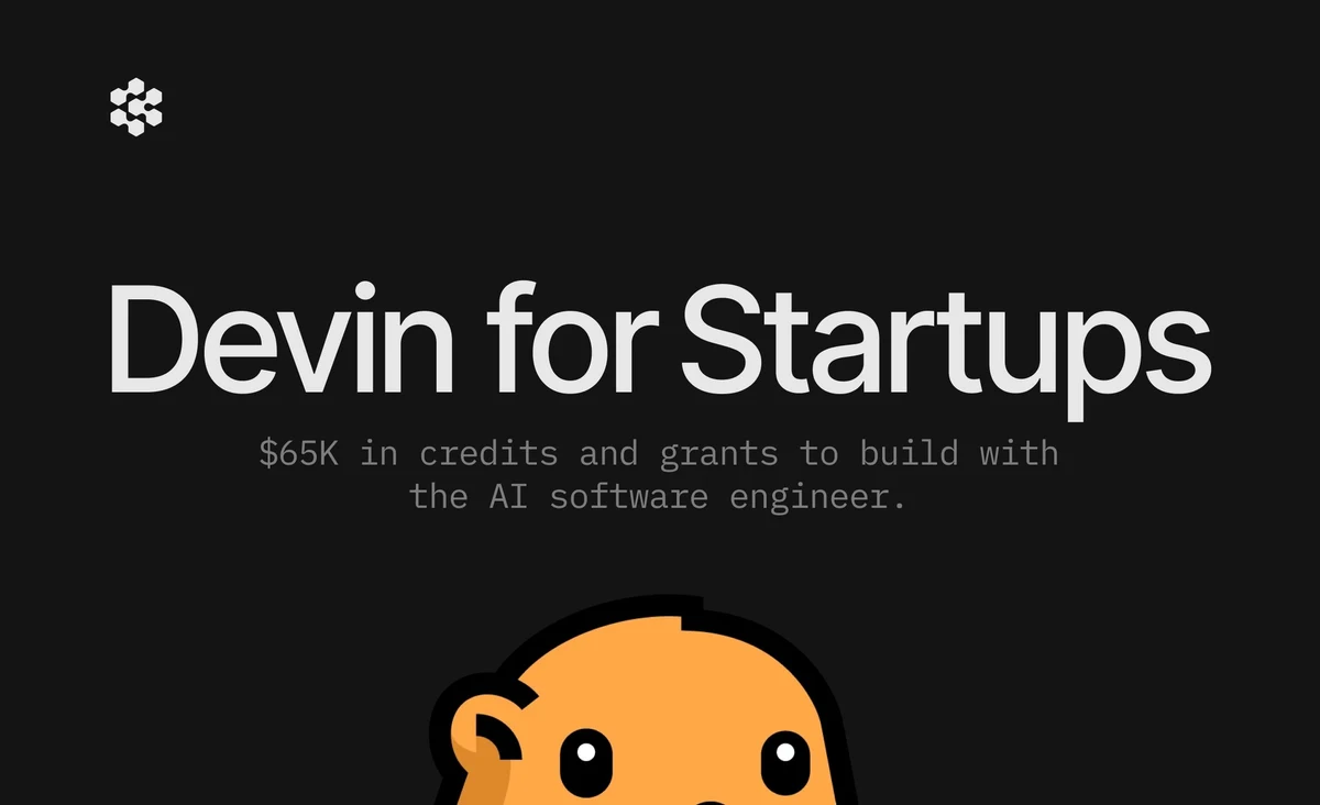 Devin for Startups — public x-twitter post media curated for social post design inspiration.
