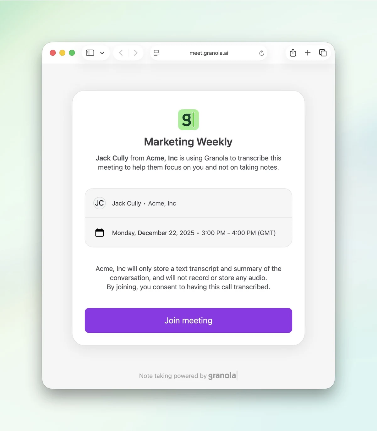 Granola: New in Labs: Heads Up — public x-twitter post media curated for social post design inspiration.