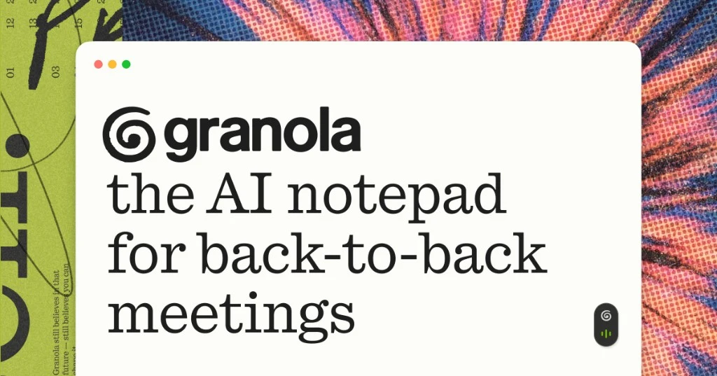 Granola — The AI Notepad for back-to-back meetings — public x-twitter post media curated for social post design inspiration.