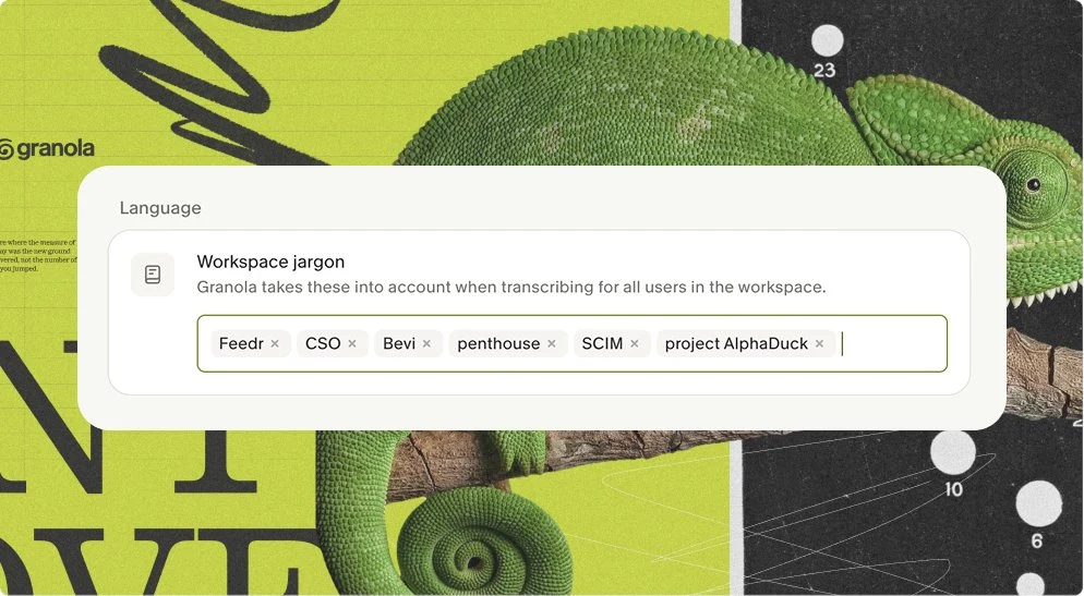 Teach Granola your company’s jargon — public x-twitter post media curated for social post design inspiration.