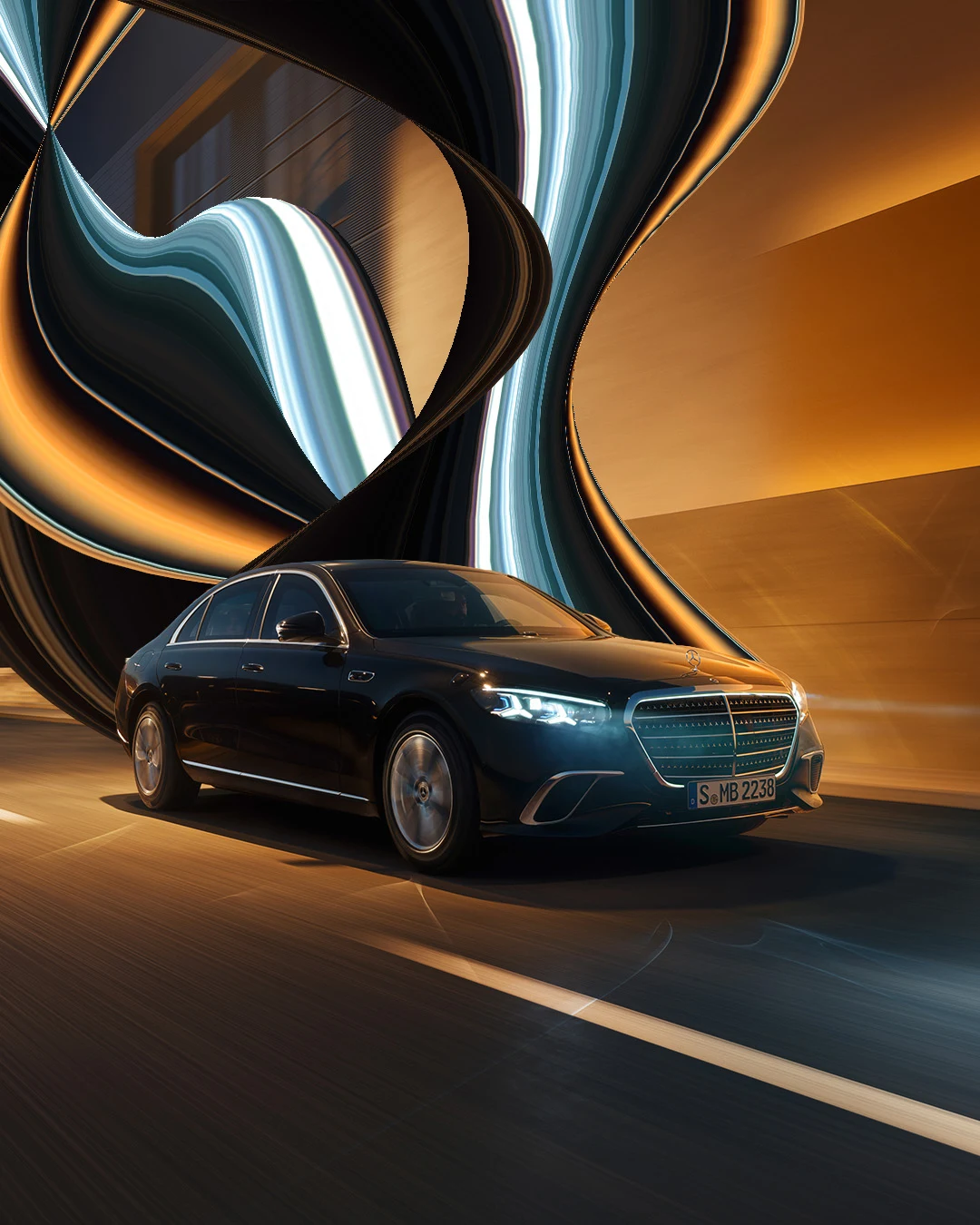 Mercedes-Benz USAㅤ: Stretching elegance to new limits — public x-twitter post media curated for social post design inspiration.