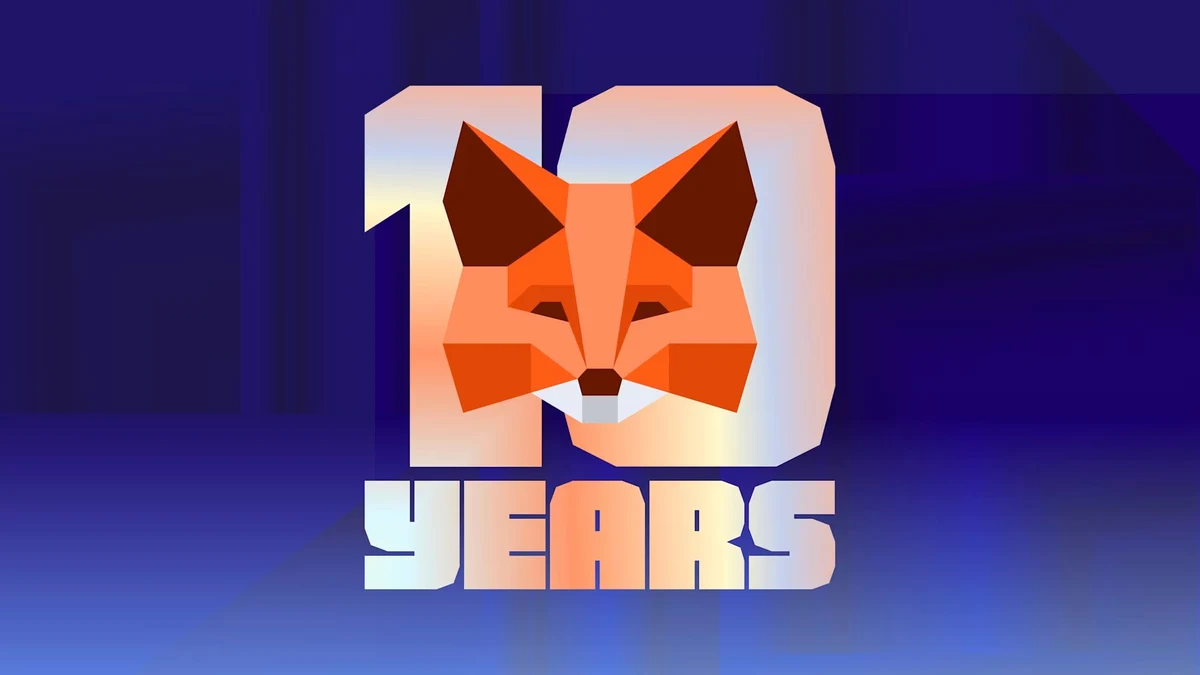 MetaMask: Ten years ago, one developer pushed 598 lines of code the day after — public x-twitter post media curated for social post design inspiration.