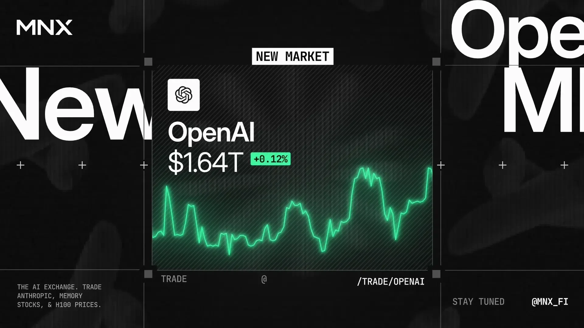 New market: OpenAI valuation futures are live on MNX — public x-twitter post media curated for social post design inspiration.