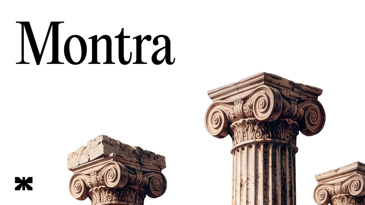 Montra: Community-first, value accrual, liquidity defense — public x-twitter post media curated for social post design inspiration.