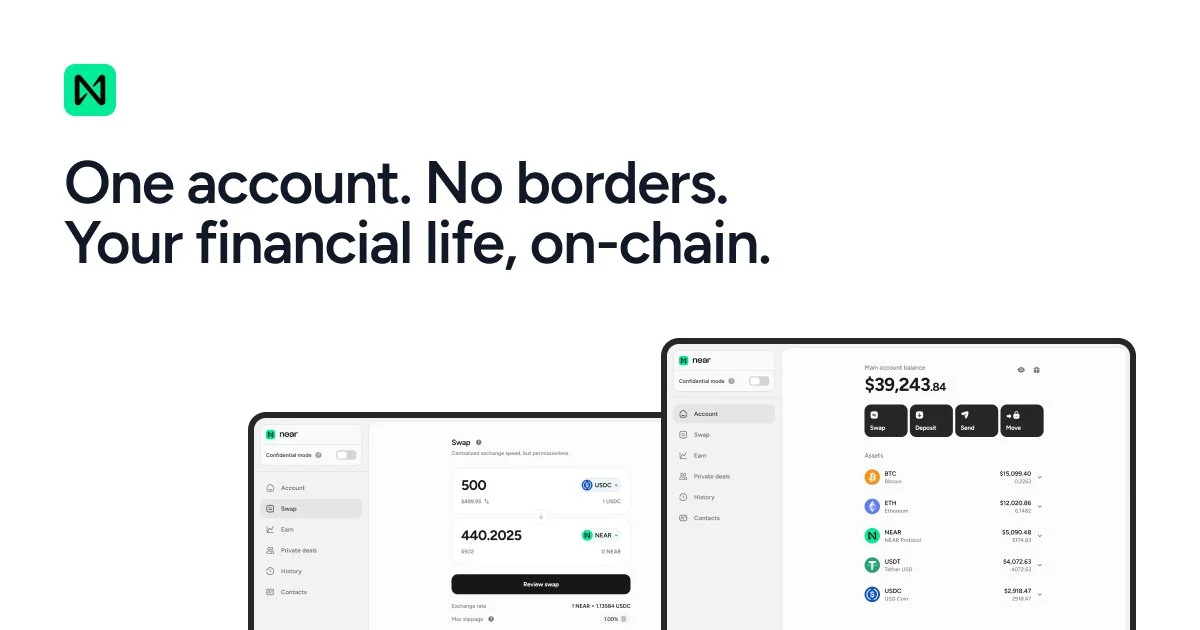 near.com | One Account for a Multichain World — public x-twitter post media curated for social post design inspiration.