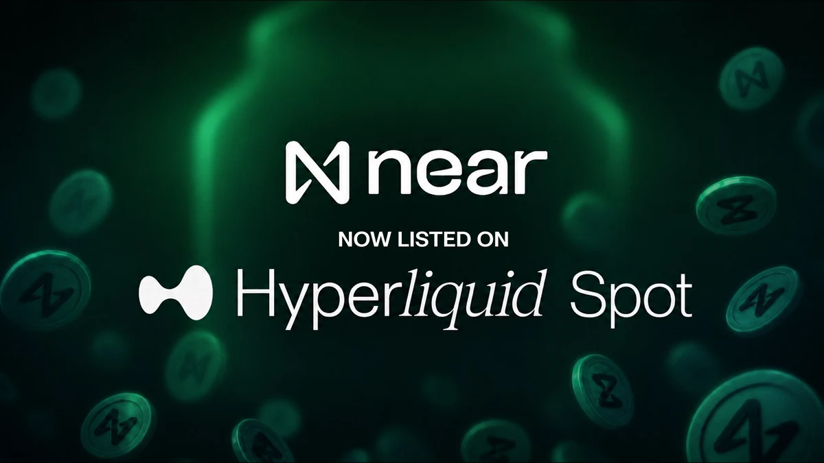 NEAR Protocol: NEAR/USDC is now on the strict list on @HyperliquidX Spot — public x-twitter post media curated for social post design inspiration.