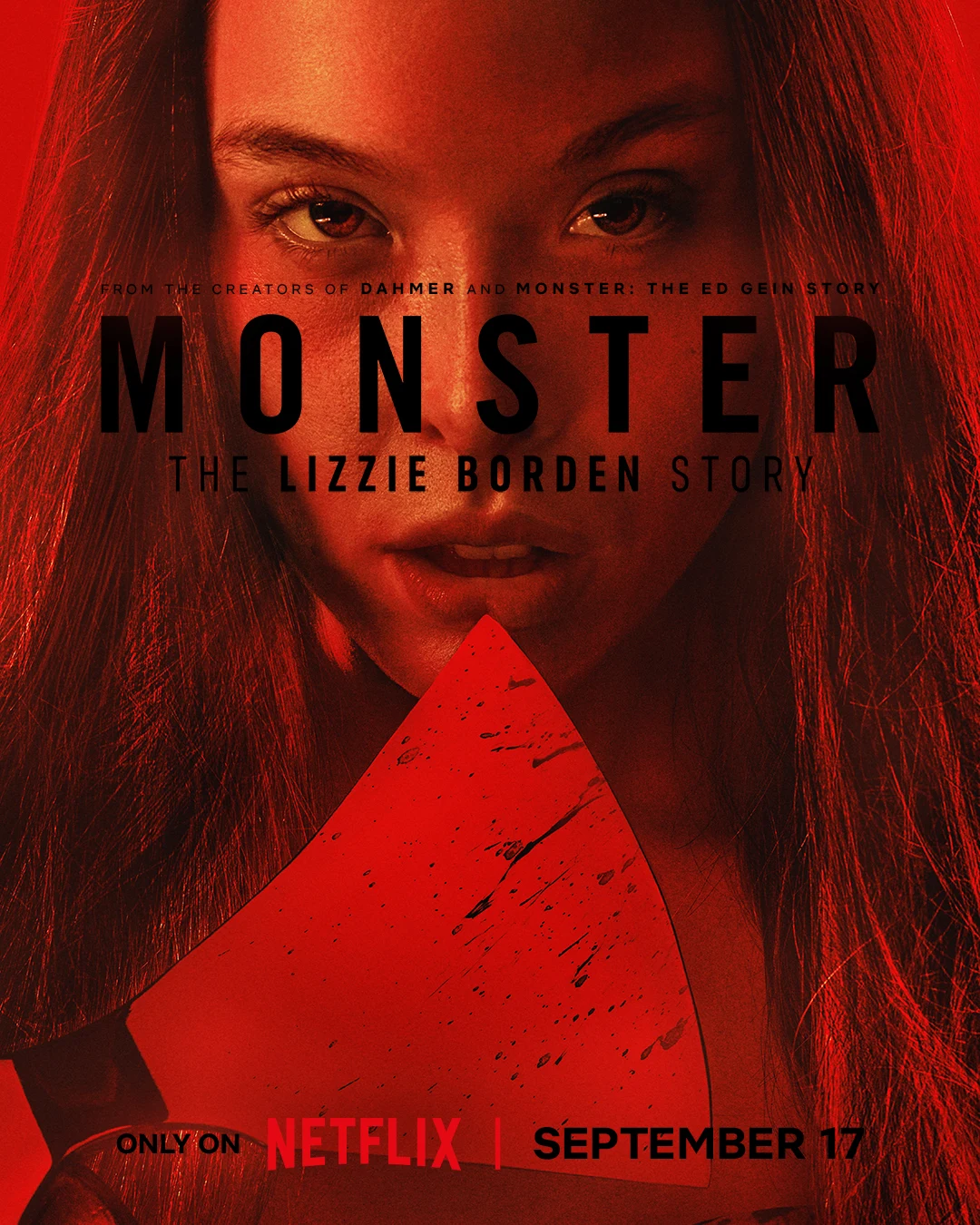 Netflix: Monster: The Lizzie Borden Story premieres in 12 hours — public x-twitter post media curated for social post design inspiration.