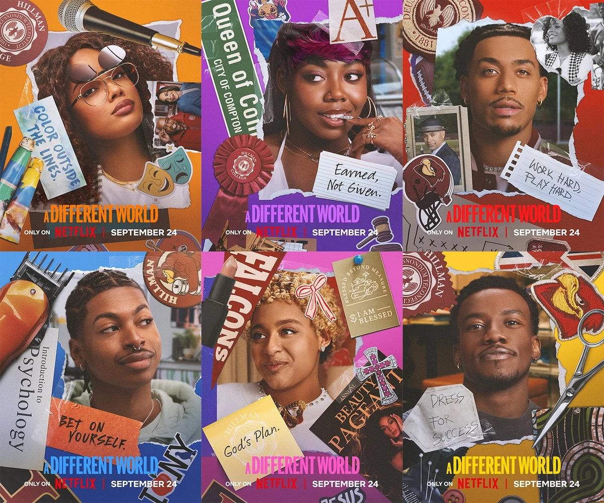 Netflix: the incoming class of A Different World — public x-twitter post media curated for social post design inspiration.