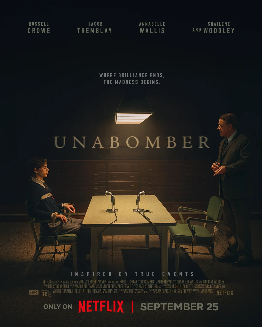Netflix: Russell Crowe, Jacob Tremblay, Annabelle Wallis — public x-twitter post media curated for social post design inspiration.