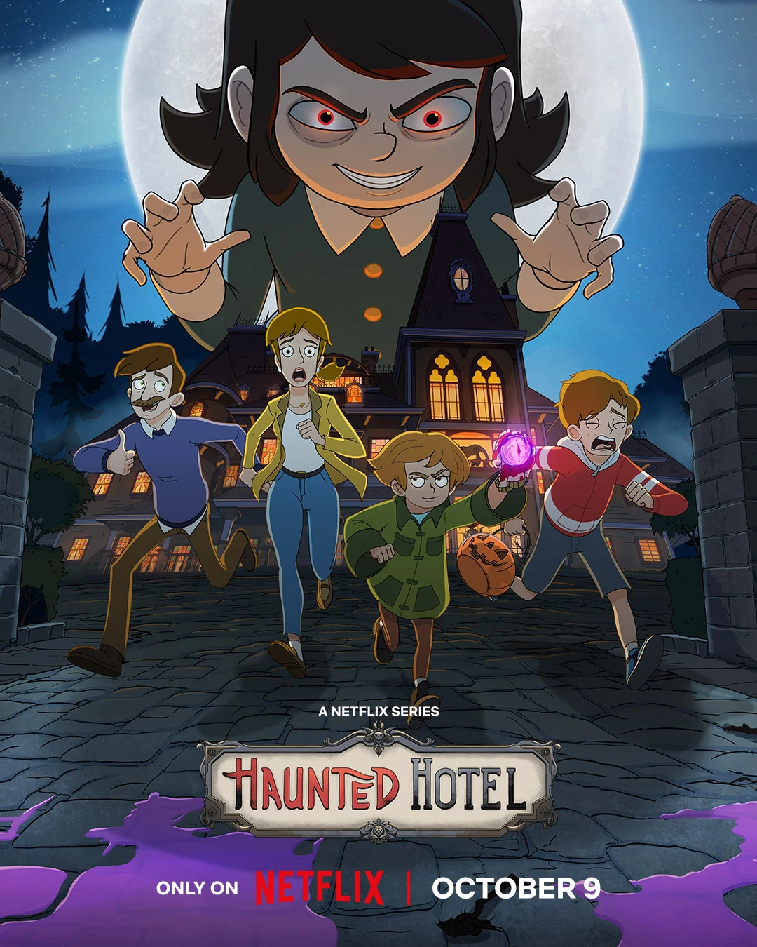 Netflix: IT'S HAUNTED HOTEL EVE — public x-twitter post media curated for social post design inspiration.