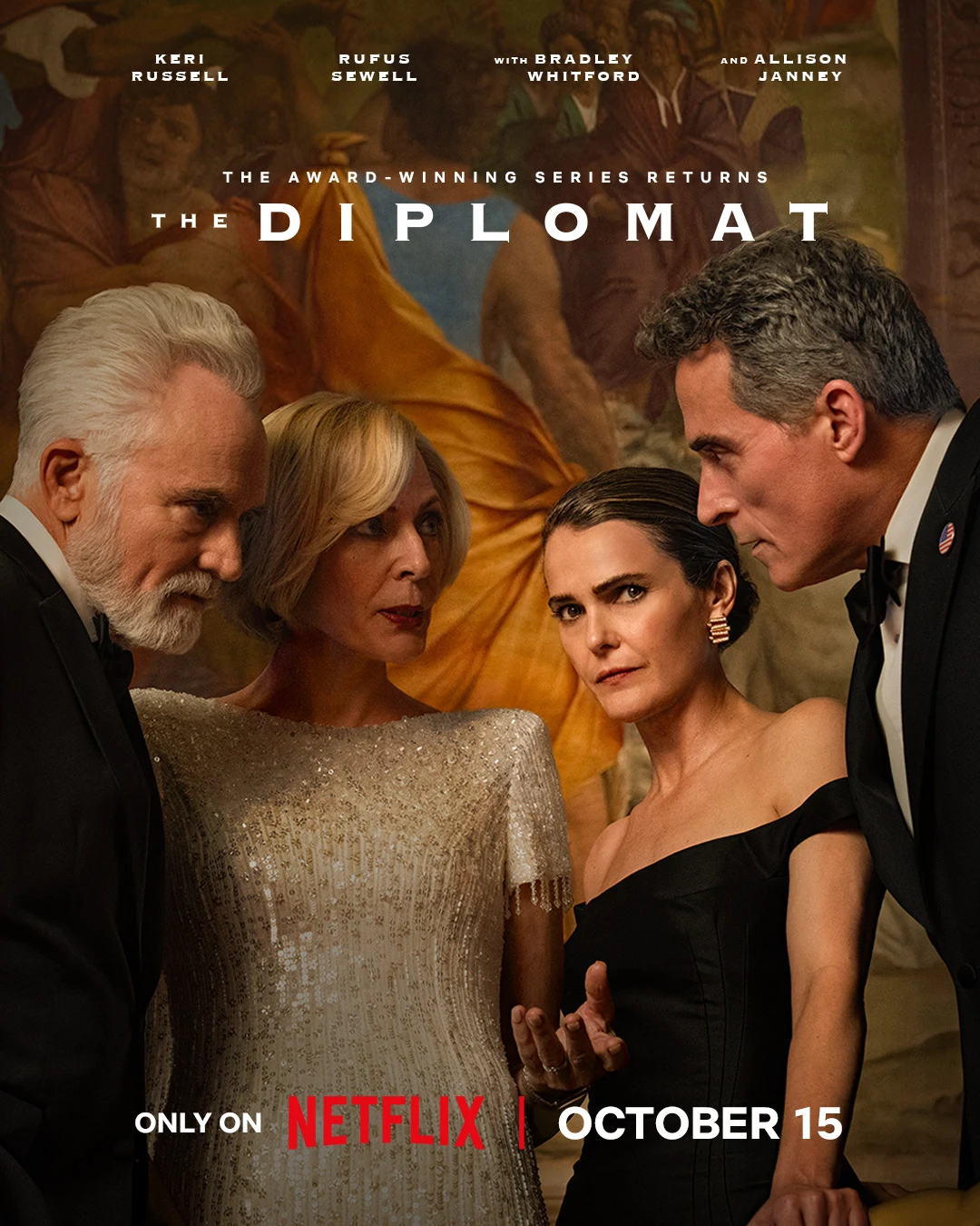 Netflix: The Diplomat returns TOMORROW — public x-twitter post media curated for social post design inspiration.