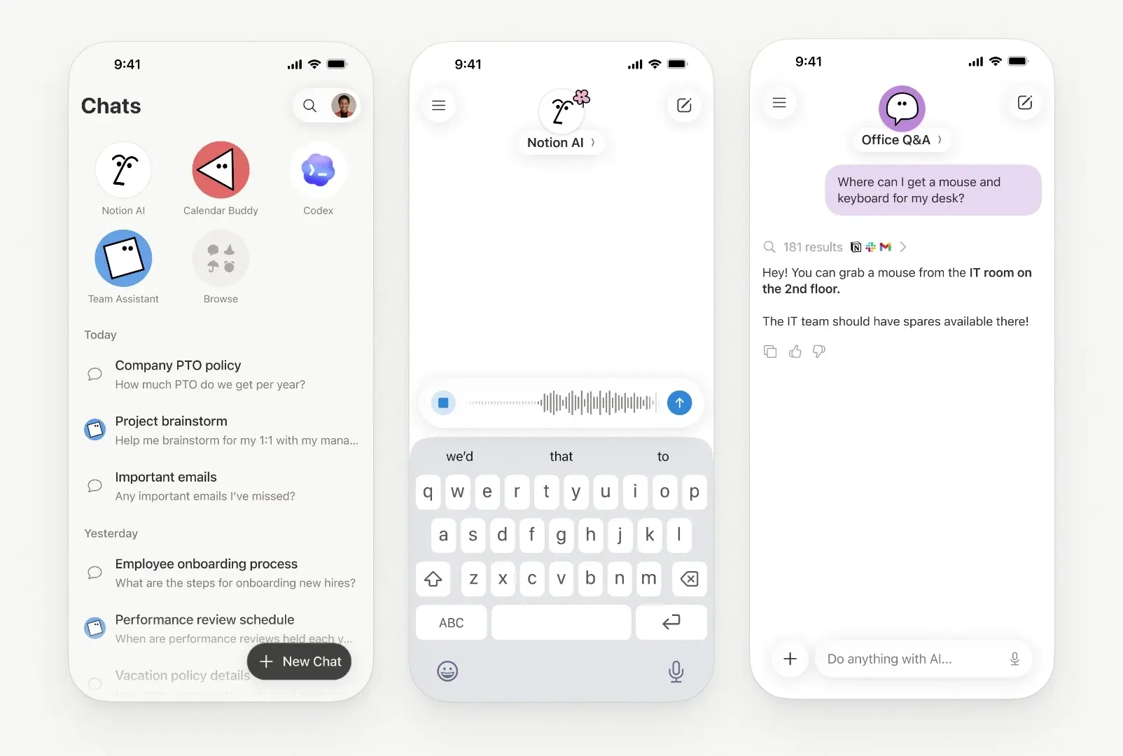 The Notion Agents iOS app — public x-twitter post media curated for social post design inspiration.
