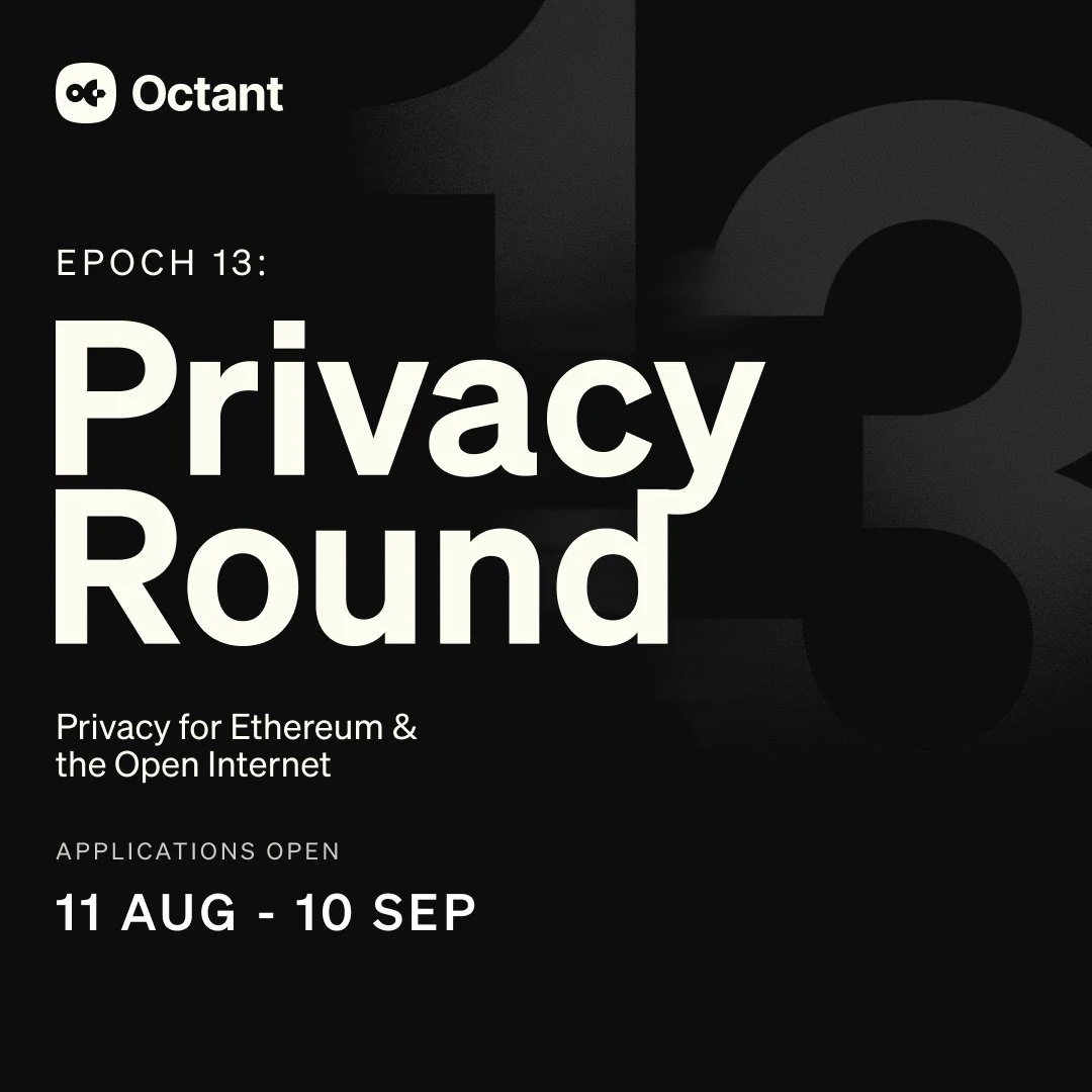 Octant: We fund a cohort of projects in rounds called "epochs" — public x-twitter post media curated for social post design inspiration.