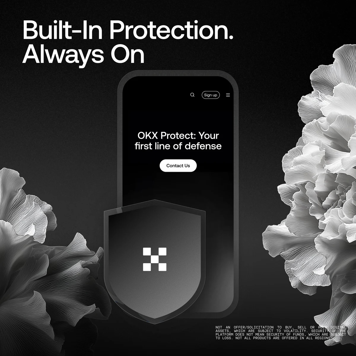 OKX: We protect — public x-twitter post media curated for social post design inspiration.
