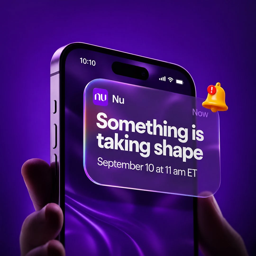 Marcel van Oost: Something big is coming from @nubank today — public x-twitter post media curated for social post design inspiration.