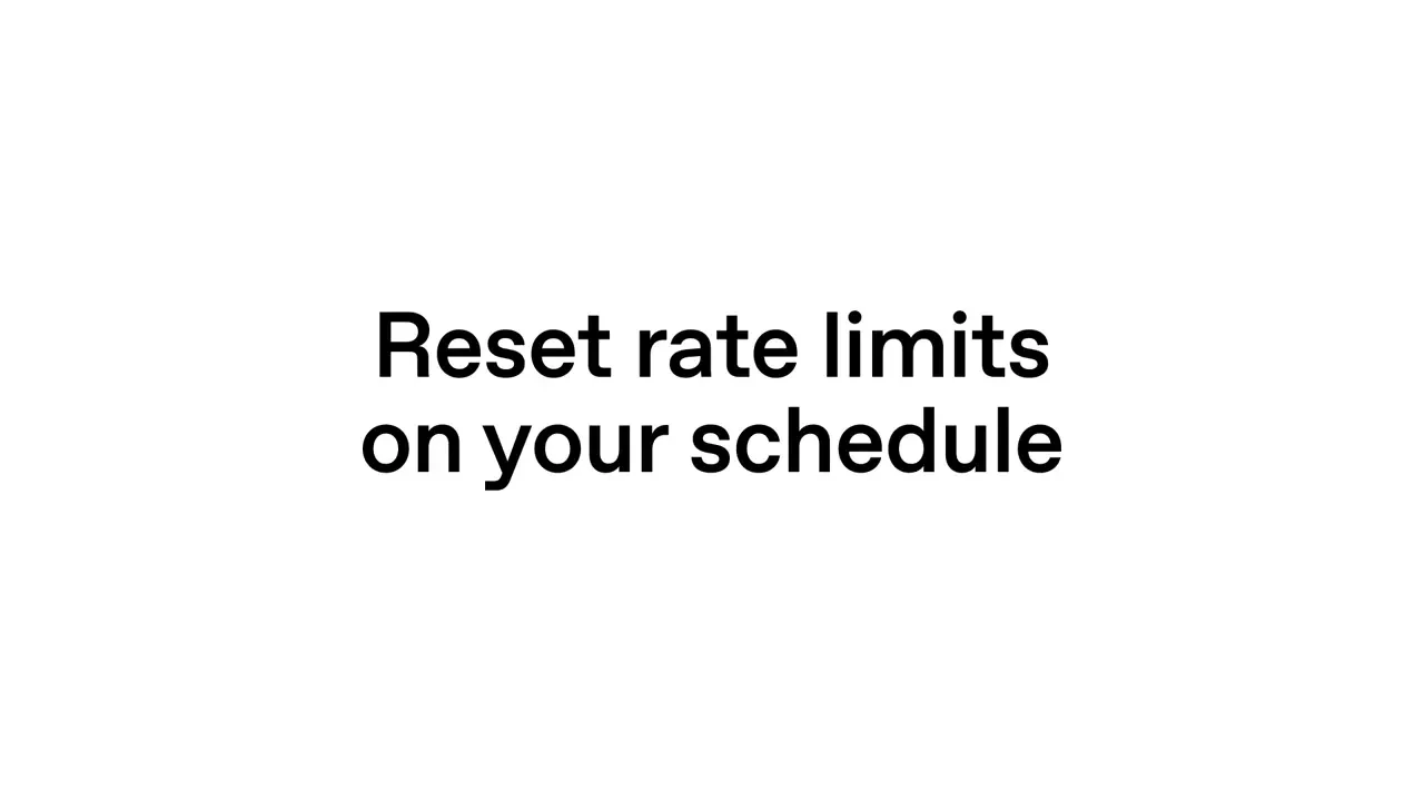 OpenAI Codex: save rate limit resets to use later — public x-twitter post media curated for social post design inspiration.