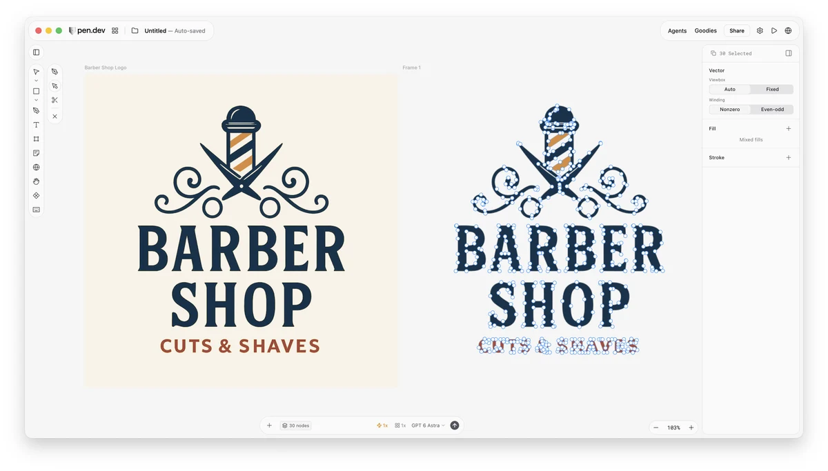 Pen.dev: Vectorize image just landed in You can pair it with logos/icons — public x-twitter post media curated for social post design inspiration.