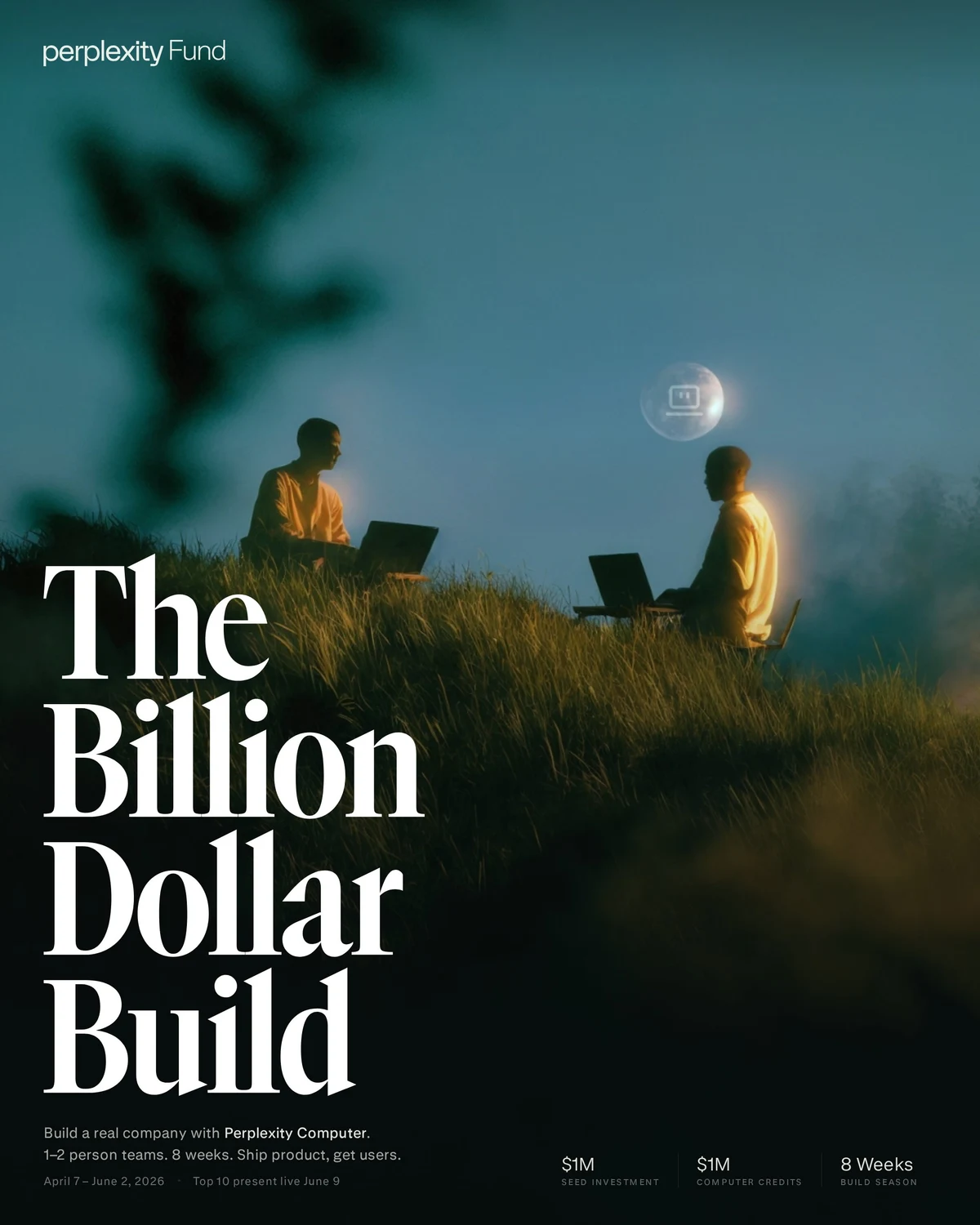 Perplexity: we're announcing the Billion Dollar Build — public x-twitter post media curated for social post design inspiration.