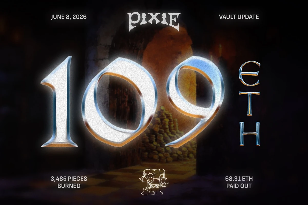 The Pixie Chess Vault is currently 109 ETH — public x-twitter post media curated for social post design inspiration.