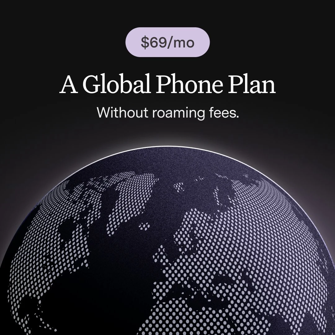 Popcorn: A US phone plan built for travelers — public x-twitter post media curated for social post design inspiration.