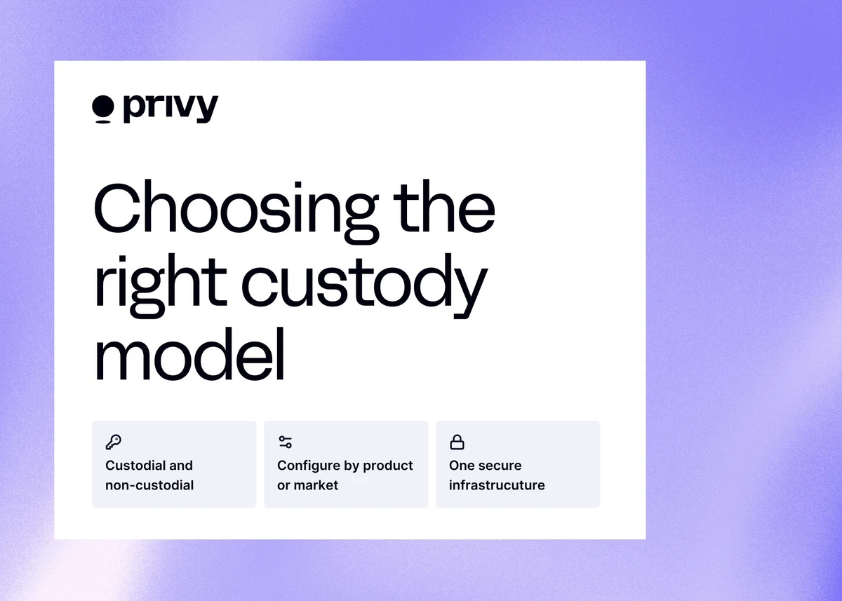 Privy: 1/ Custody is one of the first questions businesses face when building — public x-twitter post media curated for social post design inspiration.