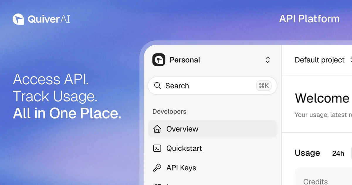 QuiverAI Platform — public x-twitter post media curated for social post design inspiration.