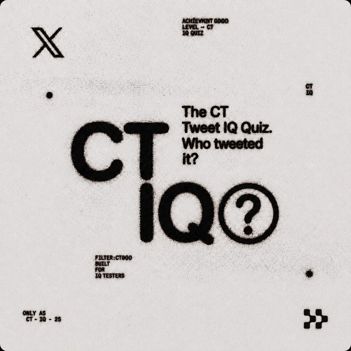 R3ACH: an IQ quiz but for CT — public x-twitter post media curated for social post design inspiration.