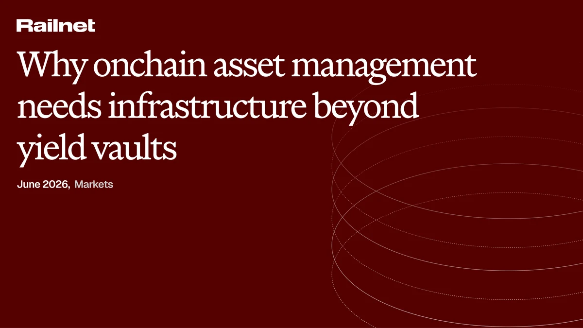 Railnet: Vaults standardize distribution but fall short of institutional asset — public x-twitter post media curated for social post design inspiration.