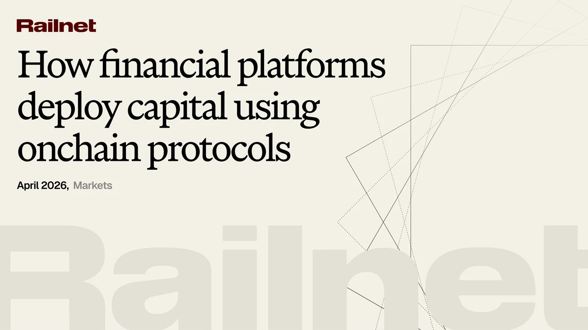 Railnet: At institutional size, headline DeFi lending yields don't always hold — public x-twitter post media curated for social post design inspiration.
